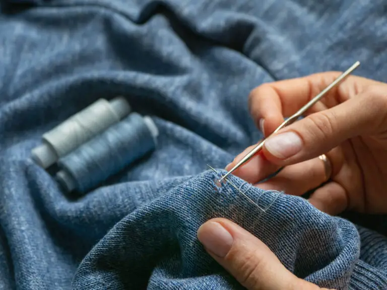 How to Repair Holes in Clothing Start Sewing